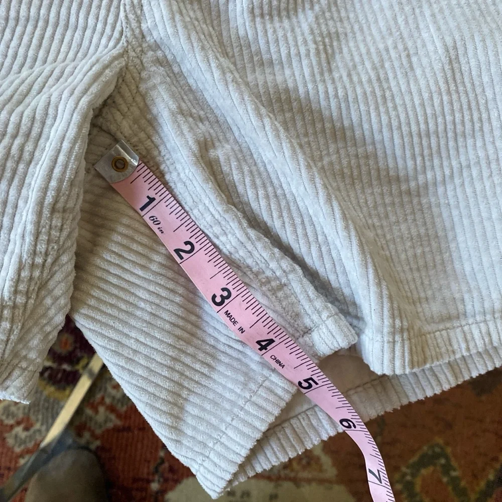 Madewell Corduroy Elastic-Waist Shorts - Cream
